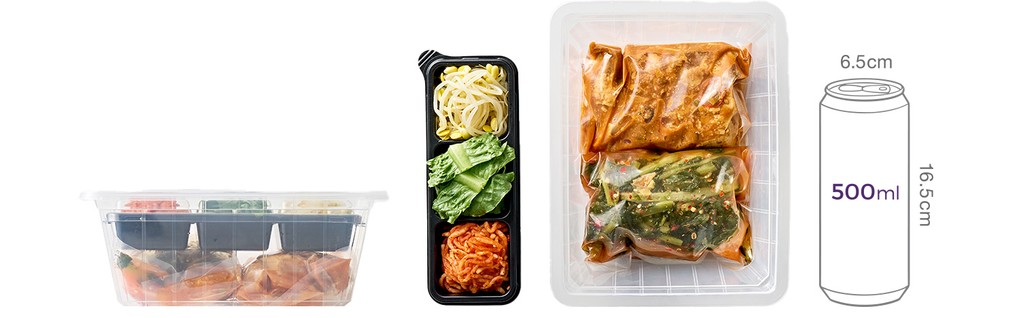 [도리깨침] 아삭열무 강된장 비빔밥 세트 (2인분)