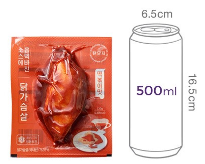 [탄단지] 소스 흠뻑빠진 닭가슴살 떡볶이맛 (1개입)