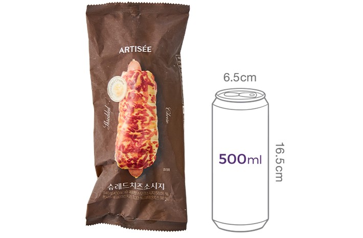 [아티제] 슈레드 치즈 소시지 140g