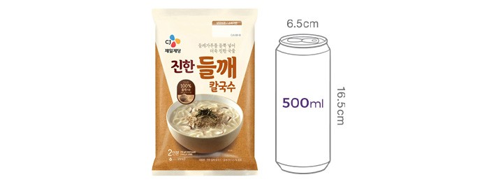 [CJ] 진한 들깨칼국수 (2인분)