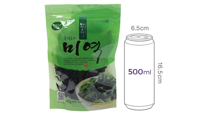 [바다소리] 완도 자른미역 80g