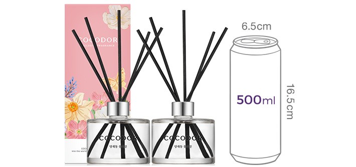 [코코도르] 시그니처 퍼퓸 디퓨저 200ml 2개입 양재동 꽃시장