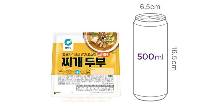 [청정원] 찌개두부 300g