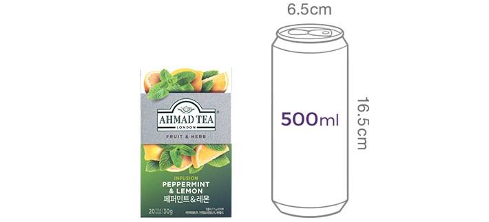 [아마드티] 페퍼민트&레몬 허브차 (1.5g X 20개)