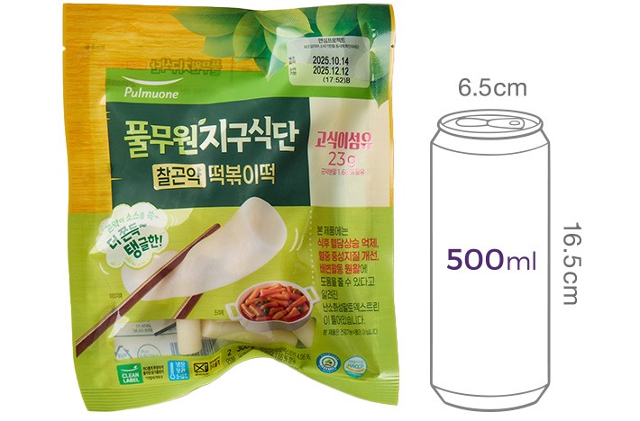 [풀무원] 지구식단 찰곤약 떡볶이떡 300g