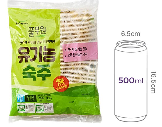[풀무원] 유기농 숙주 300g