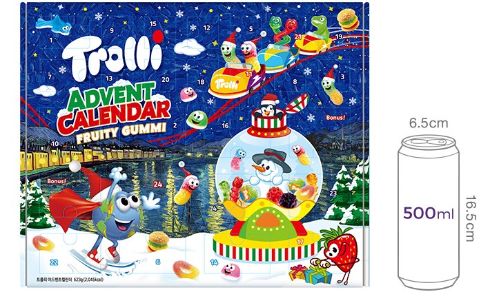 [트롤리] 2025 크리스마스 어드벤트캘린더 623g