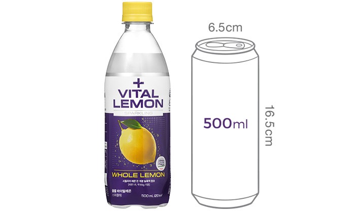 [클룹] 바이탈레몬 스파클링 (500mL X 6개)