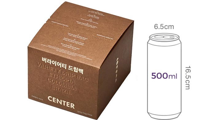 [센터커피] 버라이어티 드립백 선물세트 (10g X 15입) (쇼핑백포함)