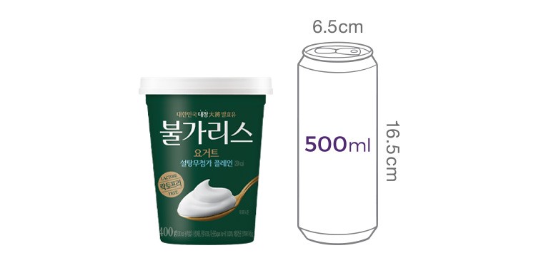 [남양] 불가리스 락토프리 플레인 요거트 400g