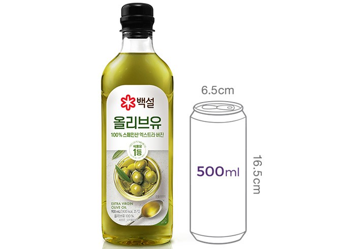 [백설] 100% 스페인산 엑스트라 버진 올리브유 900mL