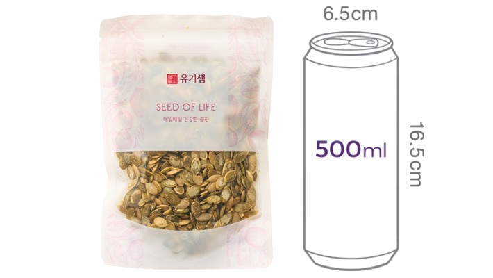 [유기샘] 오븐에 구운 국산 해남 호박씨 90g