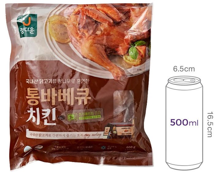 [정다운] 통바베큐치킨 600g