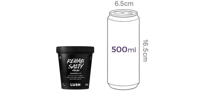 [러쉬] 리햅 솔티 300g - 샴푸