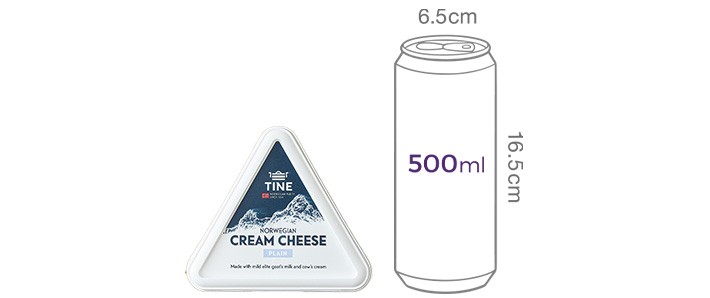 [티네] 노르웨이 크림치즈 플레인 125g