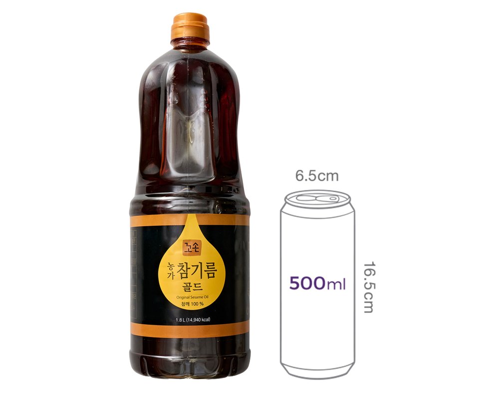 [꼬손] 농가 참기름 골드 1.8L