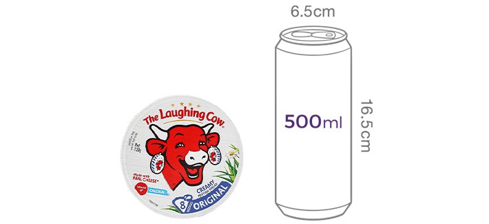 [래핑카우] 세모포션 플레인 8개입