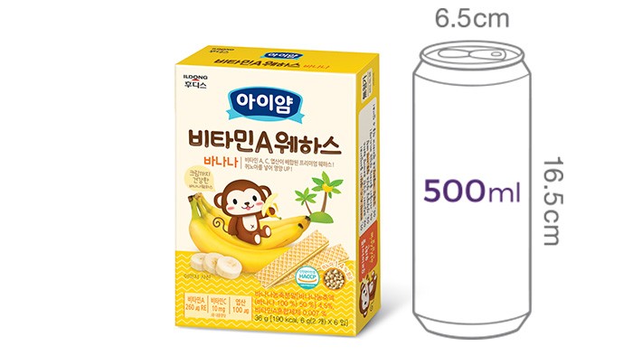[일동후디스] 아이얌 비타민A 웨하스 36g