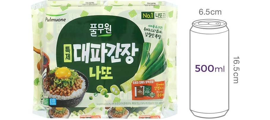 [풀무원] 특제 대파 간장 나또 8개입