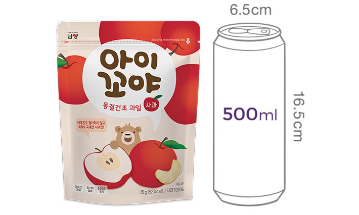 [남양] 아이꼬야 동결건조 과일 사과 15g