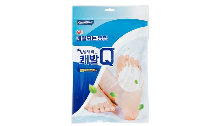 [쾌발] 쾌발Q 10매 (발 냄새 제거제)