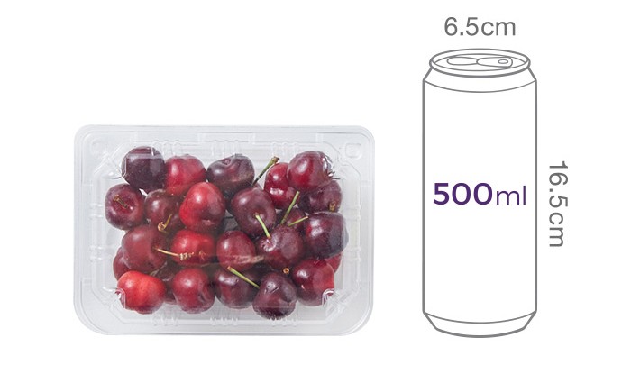 칠레산 점보 생체리 300g (9row)