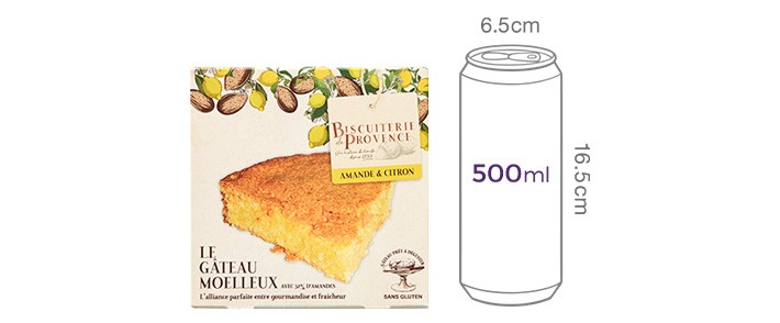 [Biscuiterie de Provence] [밀가루0%] 아몬드&레몬 케이크 240g