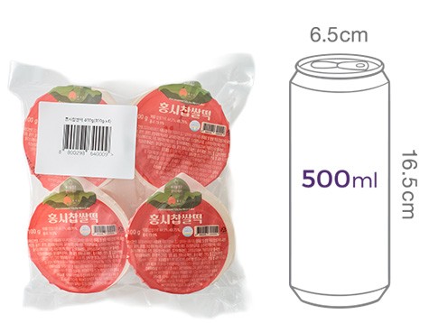 [홍시궁] 리얼 홍시 찹쌀떡 (100g X 4개)
