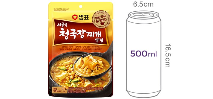 [샘표]  시골식 청국장찌개 양념 180g