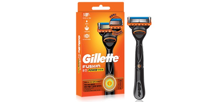 [질레트] 퓨전 파워 면도기 (기기 + 면도날1)