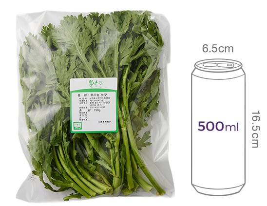 유기농 쑥갓 150g
