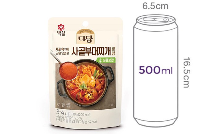 [다담] 사골부대찌개 양념 130g