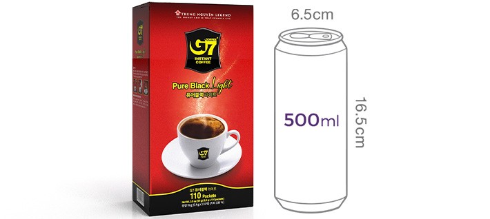 [G7] 퓨어블랙 라이트 (0.9g X 110개입)