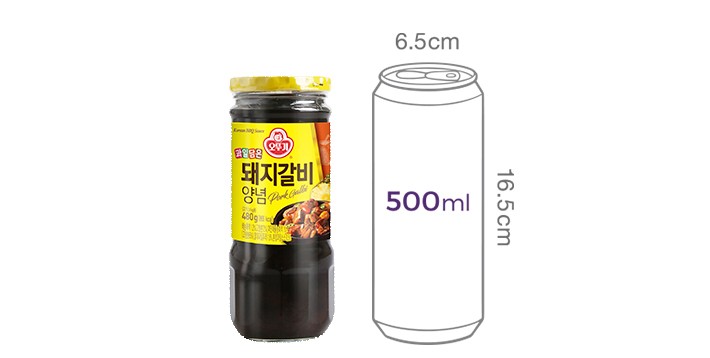 [오뚜기] 돼지갈비양념 480g