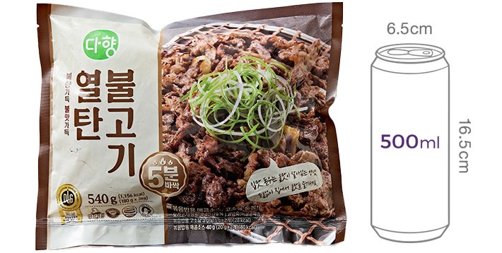 [다향오리] 불맛가득 열탄 오리 불고기 540g (냉장)