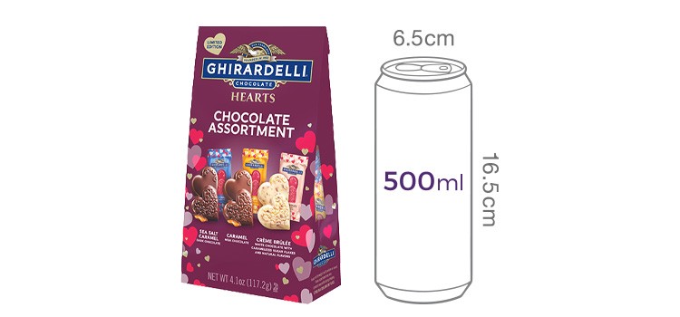 [기라델리] 하트 초콜릿 어쏘트먼트 117.2g