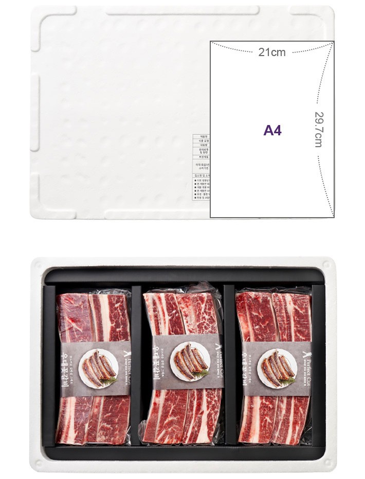 [선물세트] Perfect Cut 우대꽃갈비 스테이크 캠핑세트1.8kg (냉동)