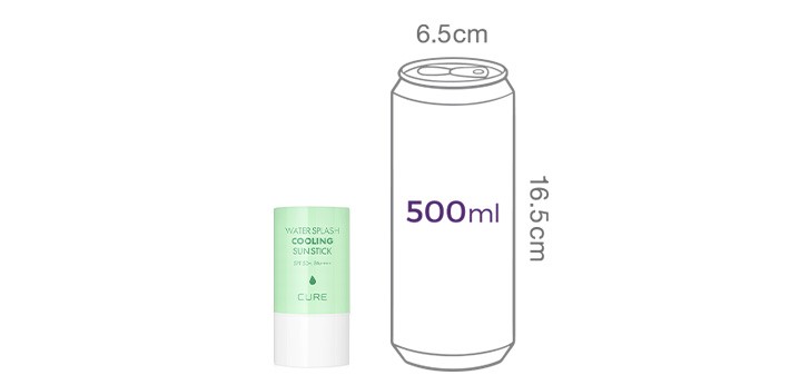 [김정문알로에] 큐어 워터 스플래쉬 쿨링 선스틱 23g