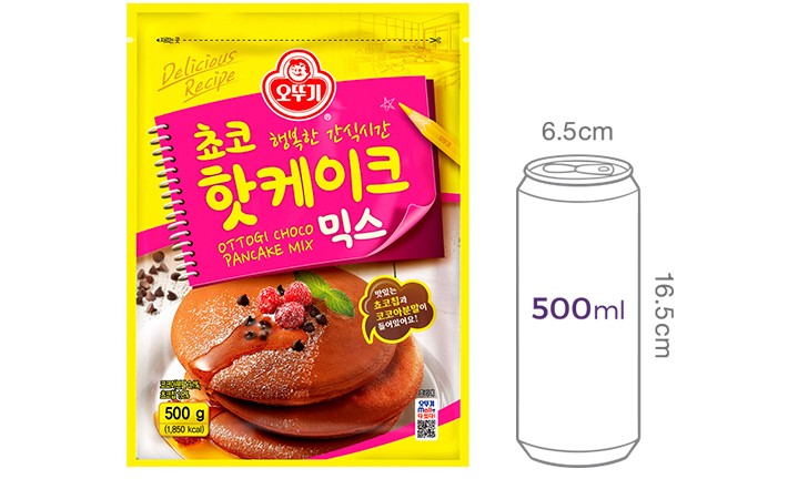[오뚜기] 쵸코 핫케이크 믹스 500g