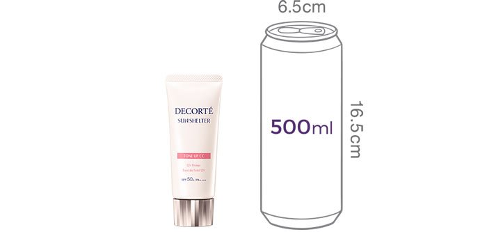 [데코르테] 선 쉘터 멀티 프로텍션 톤 업 씨씨 02 베이지