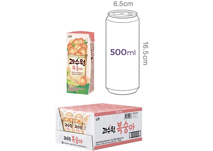 [남양] 과수원 복숭아 주스 (190mL X 24개)