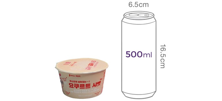 [지엔씨푸드] 요구르트 샤베트 240mL