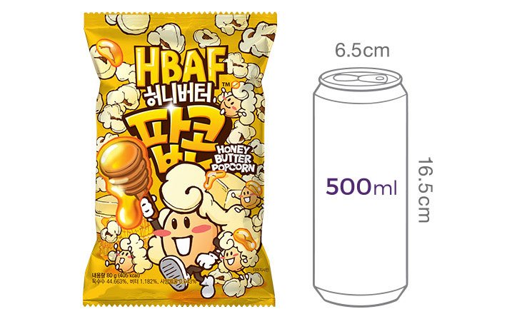 [HBAF] 허니버터 팝콘 80g
