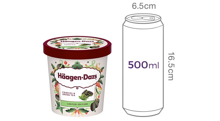 [하겐다즈] 파인트 쿠키 앤 그린티 403mL