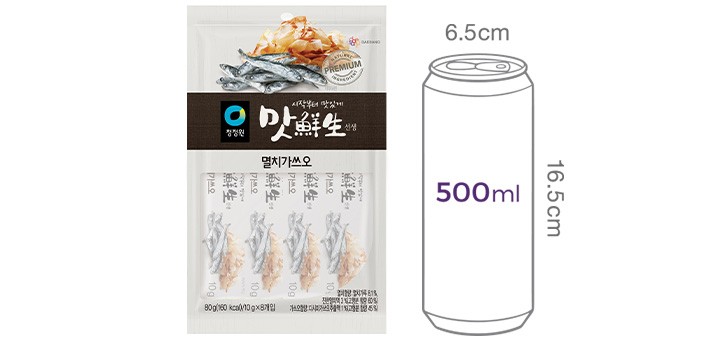 [청정원] 맛선생 멸치가쓰오 80g(스틱)