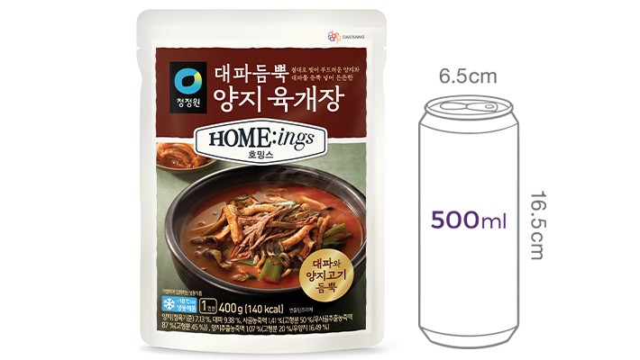 [호밍스] 대파듬뿍 양지육개장 400g
