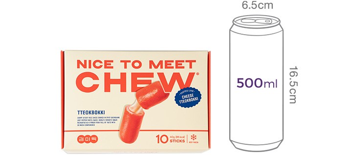 [김미떡] 나이스투미츄 매콤치즈떡 400g