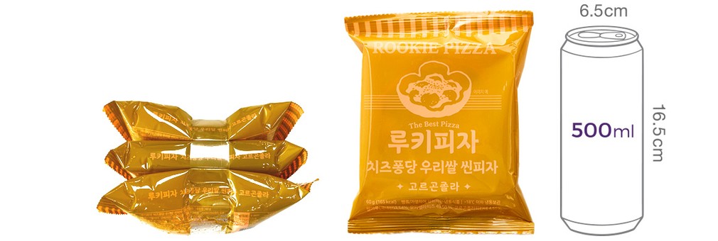 [루키피자] 치즈퐁당 우리쌀 씬피자 고르곤졸라 3개입