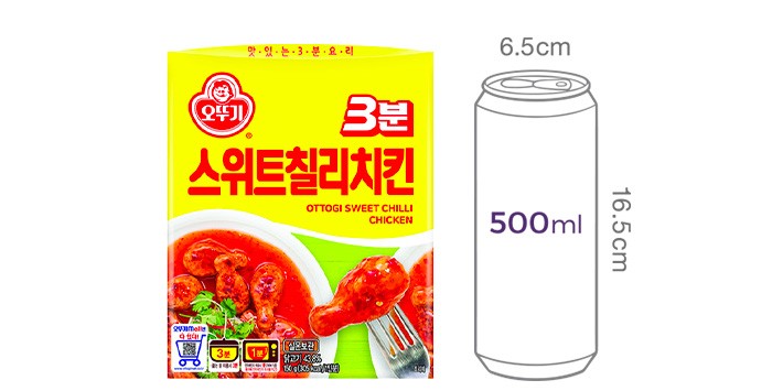 [오뚜기] 3분 스위트칠리치킨 150G