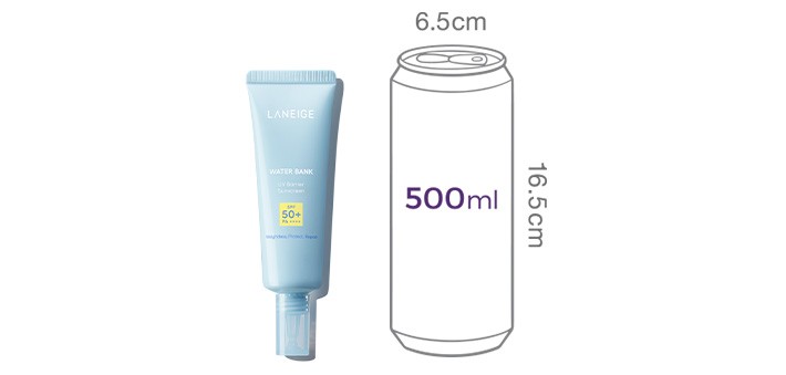 [라네즈] 워터뱅크 유브이 베리어 선크림 50ml SPF50+ PA++++ 기획세트 (+선크림 10ml*2개)